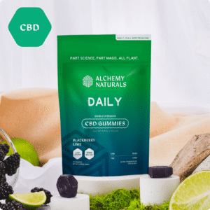 20-Pack: Alchemy Naturals CBD Gummies for Daily Support - Full-Spectrum - Sample 100mg/2count